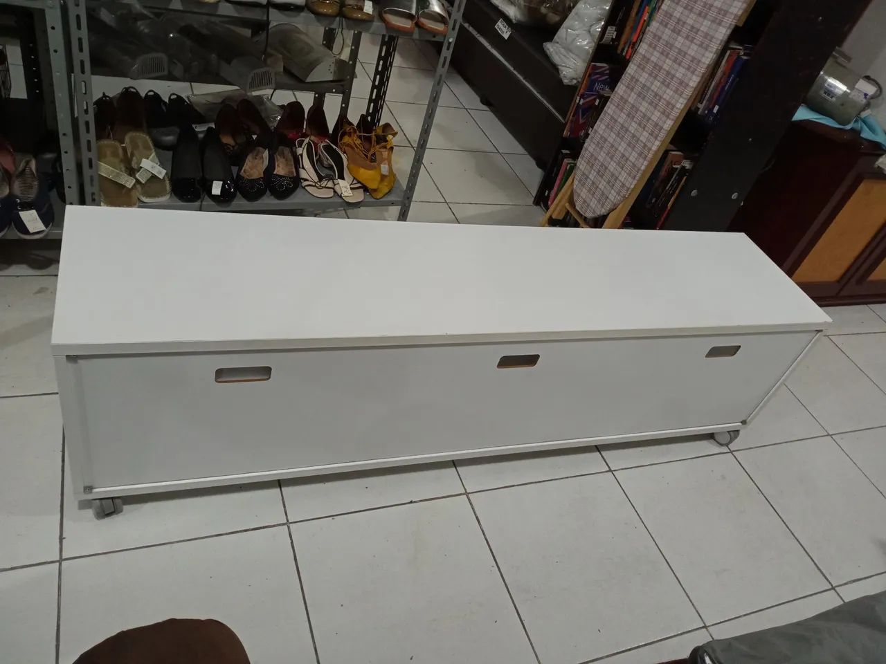 Rack Branco de Madeira - Foto 4