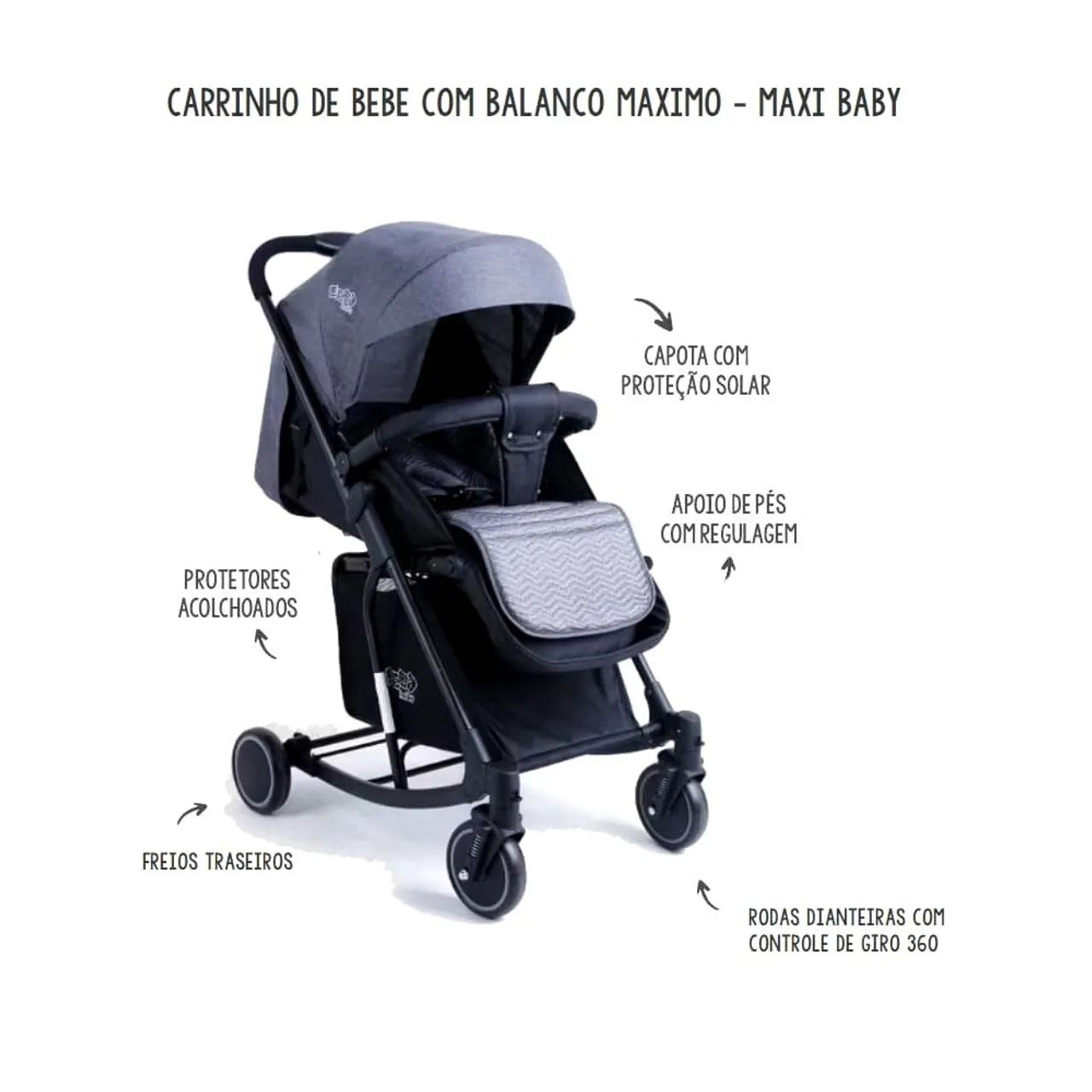 Carrinho de bebê - Maxi Baby