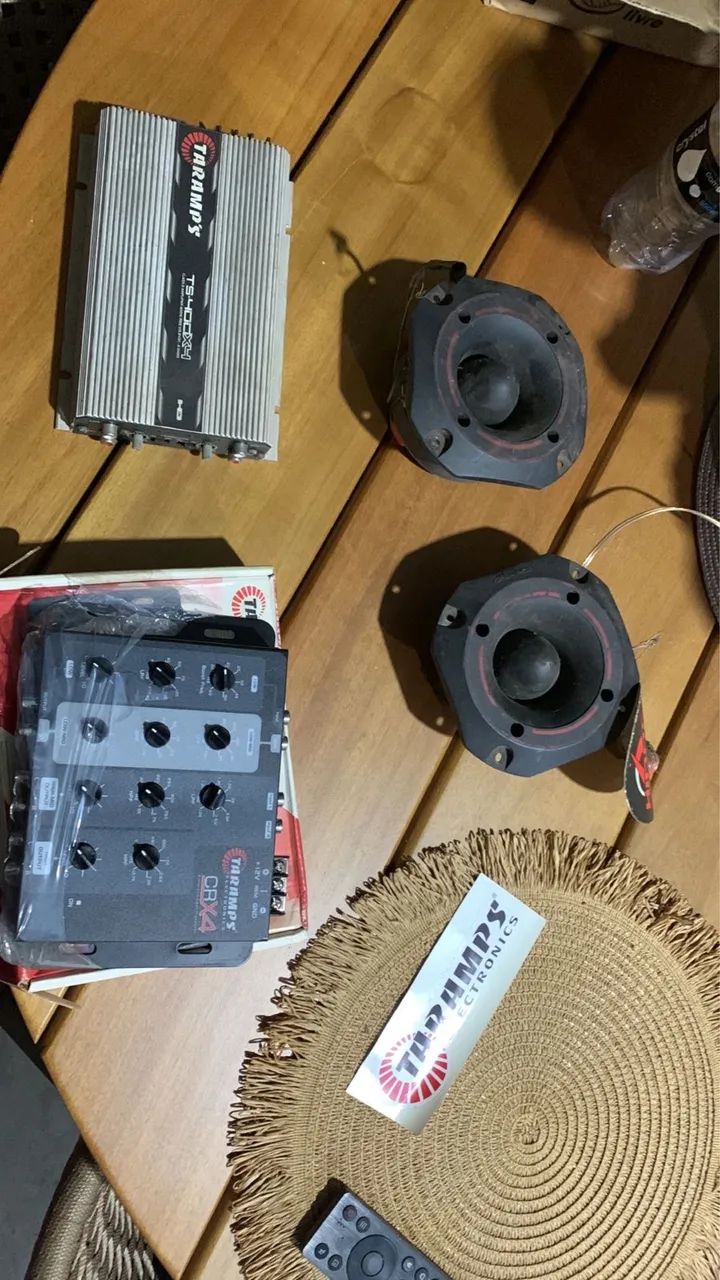 Vendo módulo Taramps, crossover e tweeter  - Foto 3