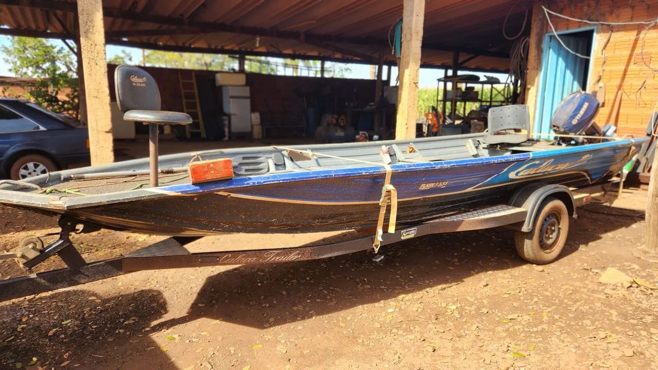 Conjunto barco, motor e carreta  - Foto 3