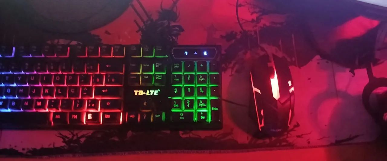 Kit Teclado e Mouse com Rgb - TD-LTE  - Foto 3