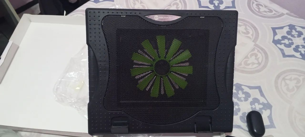 Suporte Notebook Goldentec com Cooler + 2 USB - Até 17 - Foto 3