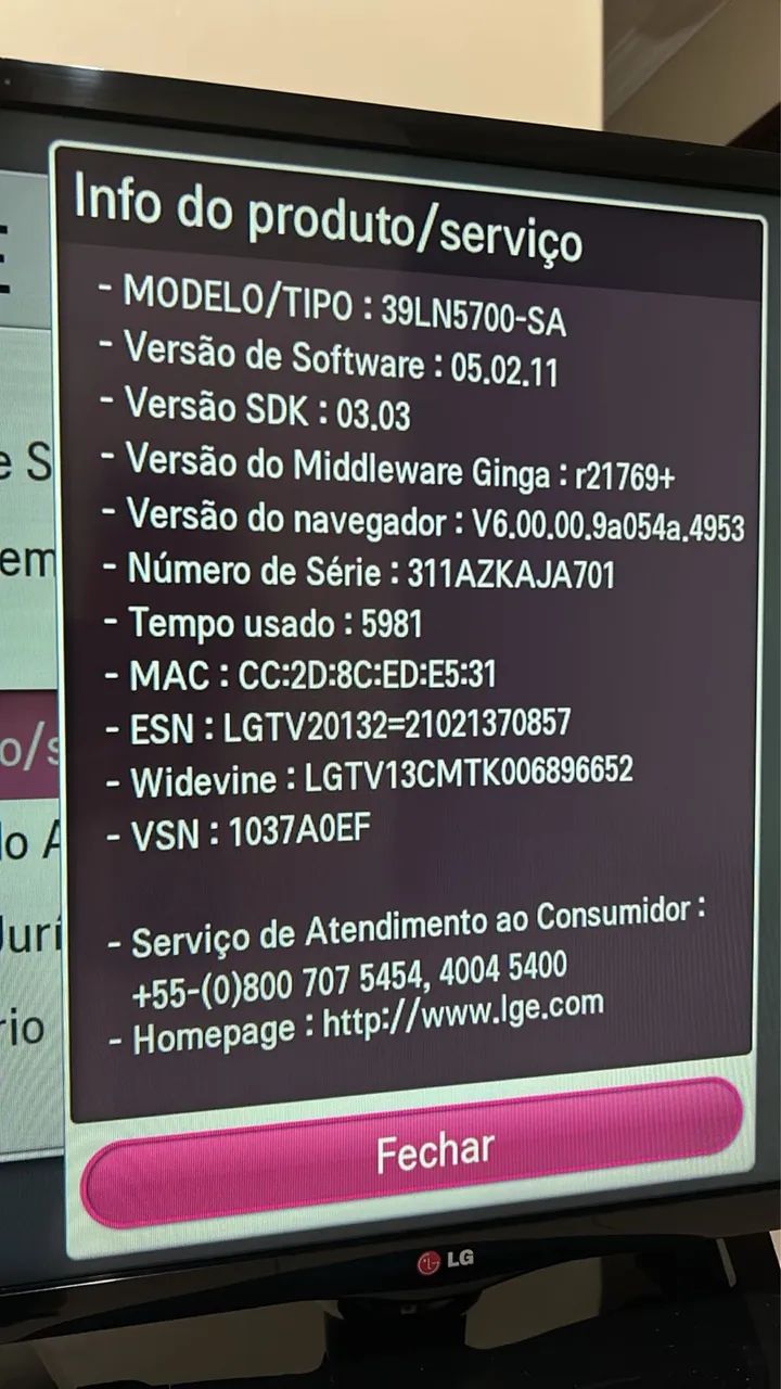 LG TV Smart 40 polegadas  - Foto 4