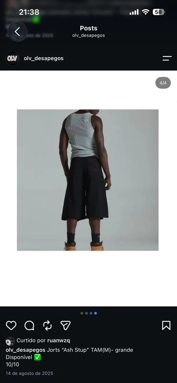 Jorts ?Ash stup? TAM - (M) VESTE G 10/10 - Foto 4