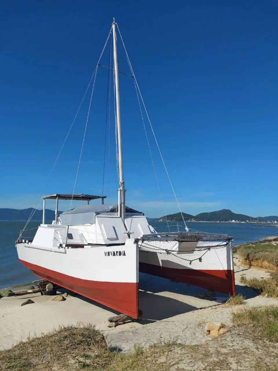 Catamarã Artesanal 28 pes (navegação costeira) - Foto 2