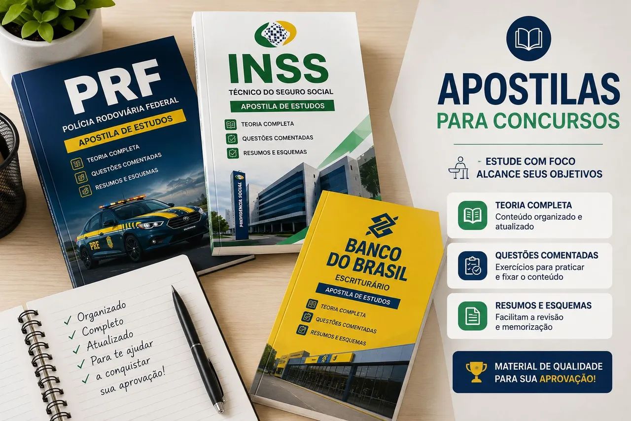 Apostila para Concurso Personalizada. PDF