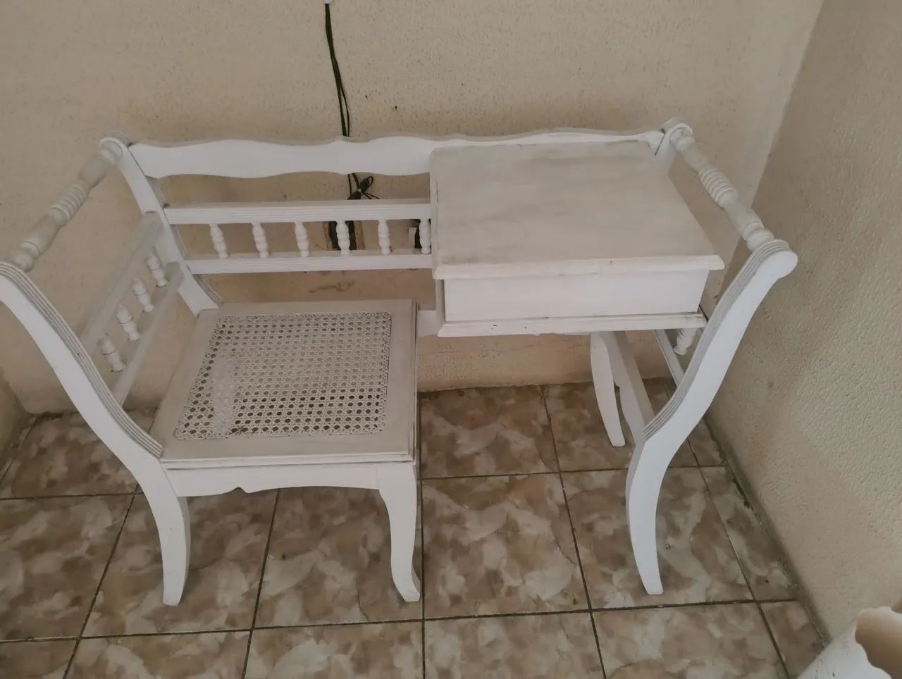 mesinha de telefone retrô!!! - Foto 2
