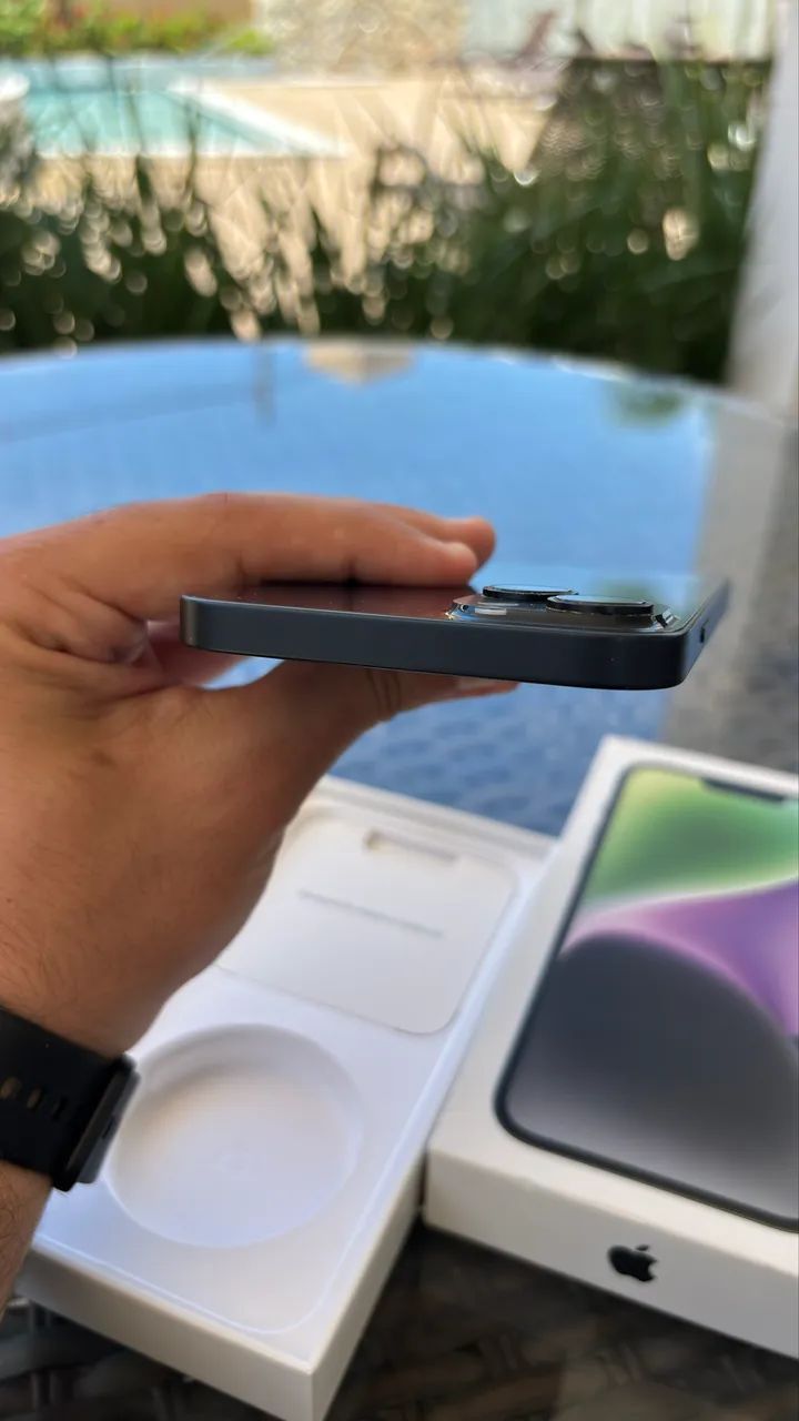 iPhone 14 Plus (128GB) - IMPERDÍVEL E COMPLETO (caixa, nota fiscal e brindes) - Foto 5