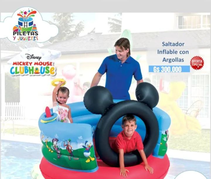 Pula Pula inflável infantil Mickey Mouse - Foto 3