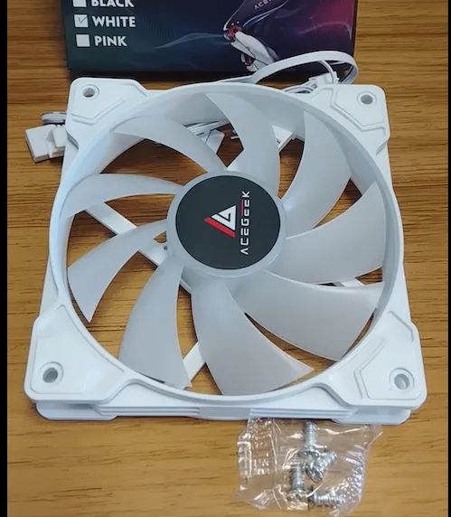 FAN ARGB 120mm Acegeek - branco