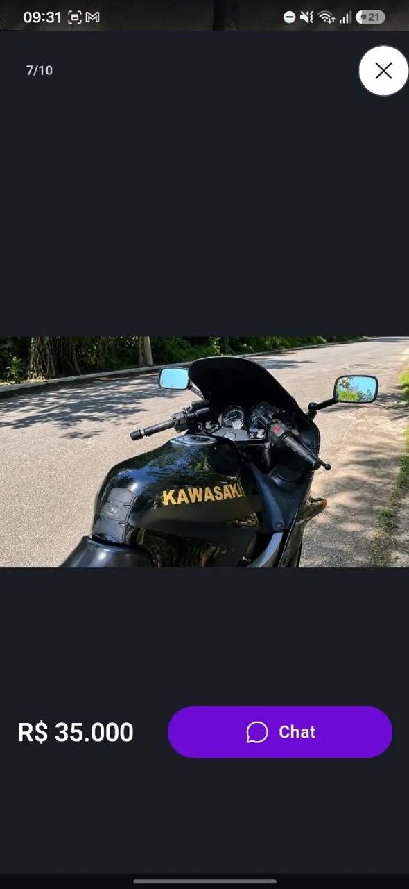 Motos Kawasaki Ninja Zx-11 1100cc no Brasil