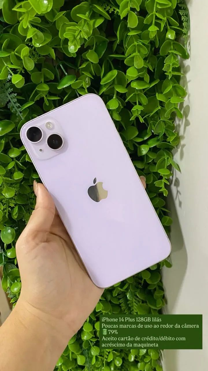 Iphone 14Plus 128GB Lilás