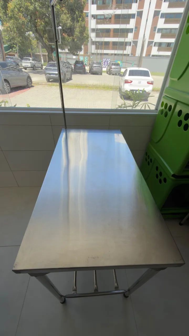 Mesas veterinária de inox 
