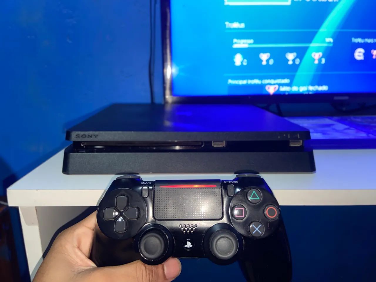 Ps4 - Slim 1 tb - Foto 4