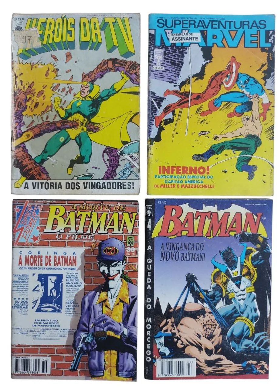 Lote de HQs Marvel DC 