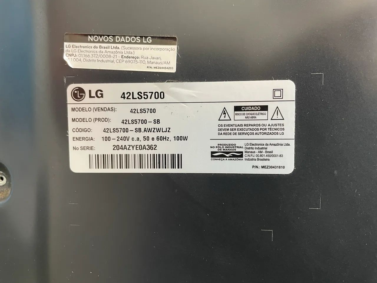 Tv LG 42LS5700- SB (LEIA O ANUNCIO) - Foto 2