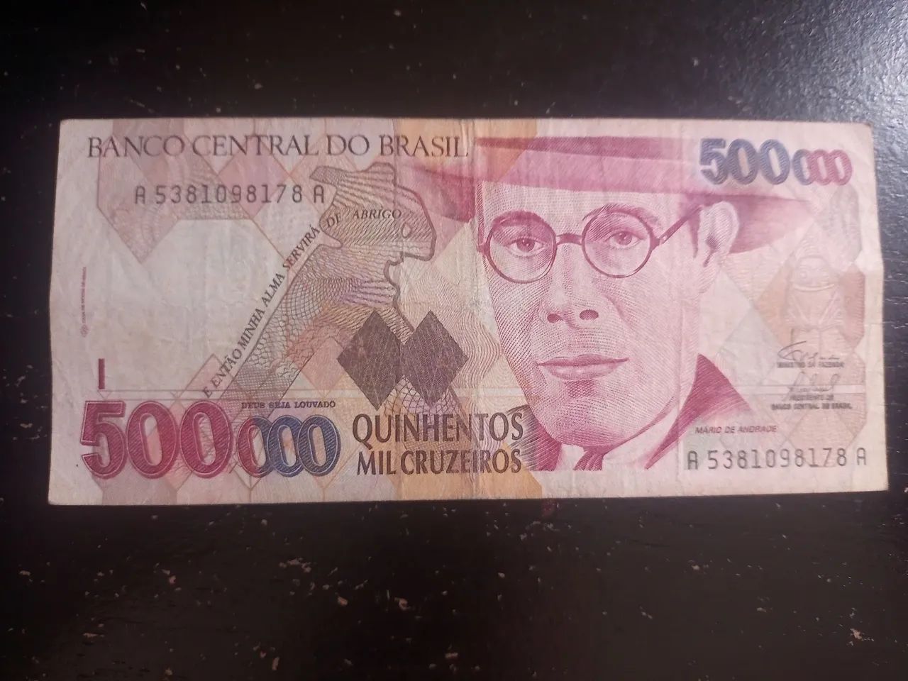 Cédula de 500000 Cruzeiros