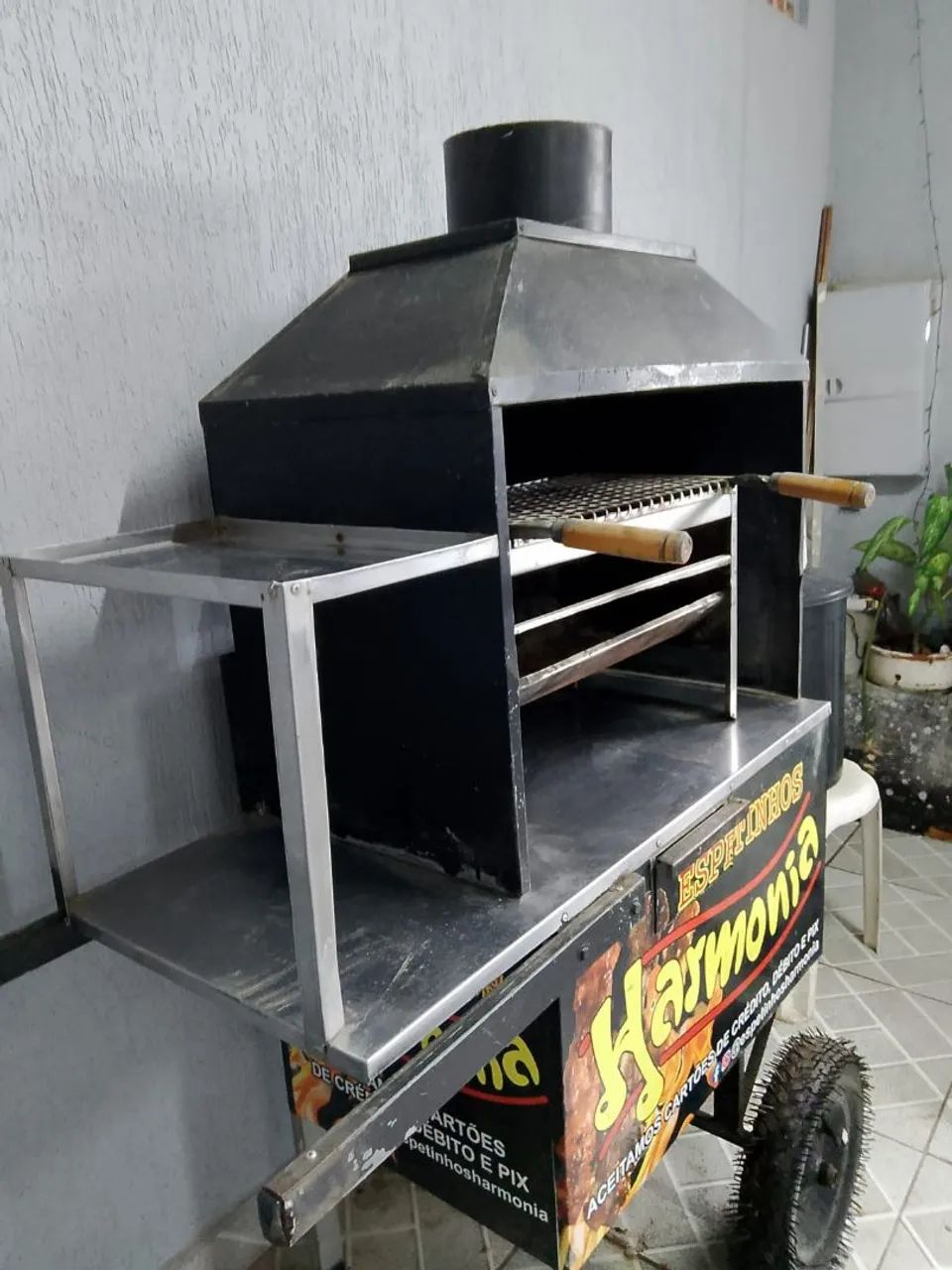 Carrinho de churrasco 