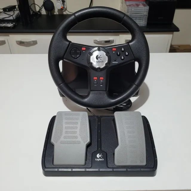 VOLANTE LOGITECH FORMULA VIBRATION - PC E PS2 - Foto 3