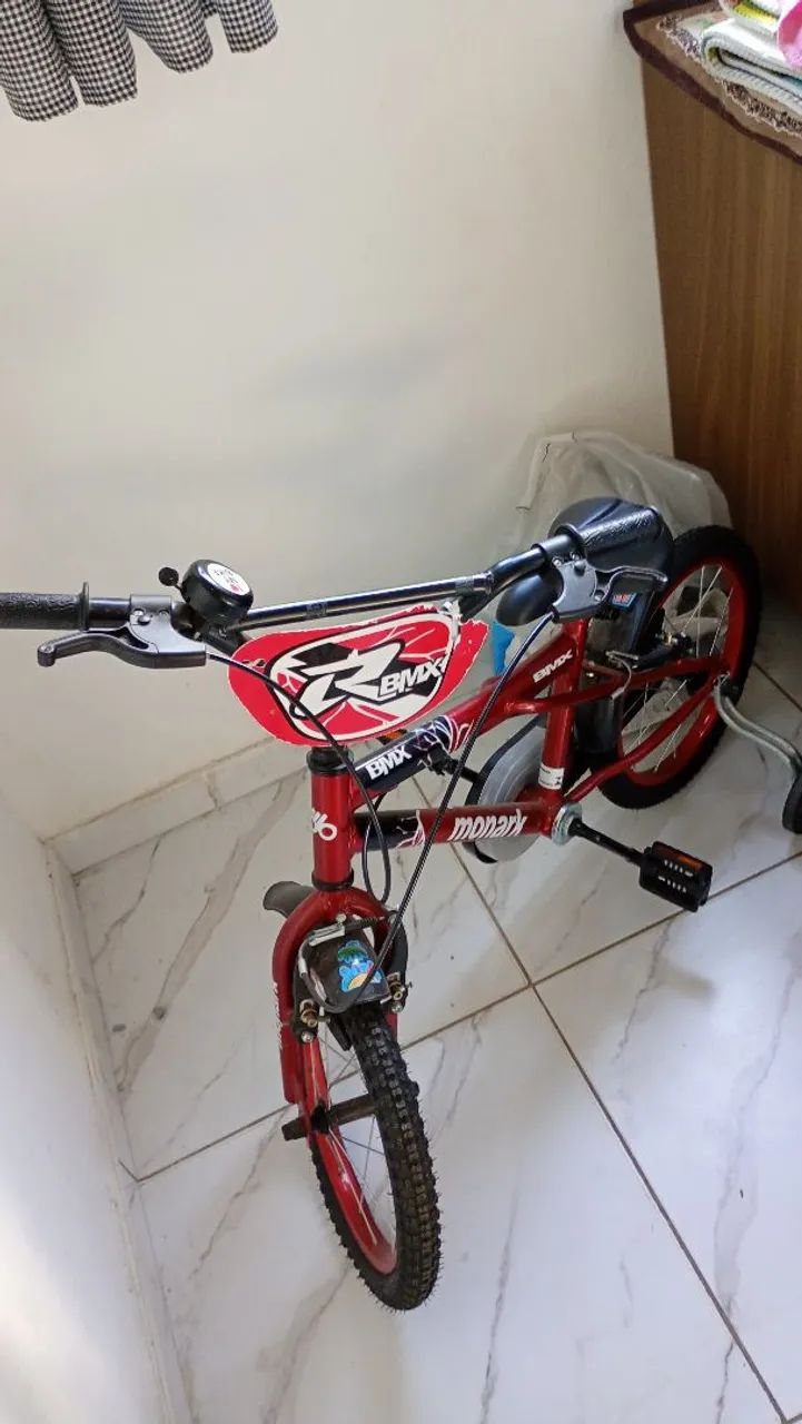 Bicicleta Monark Aro16 Preta  - Foto 4