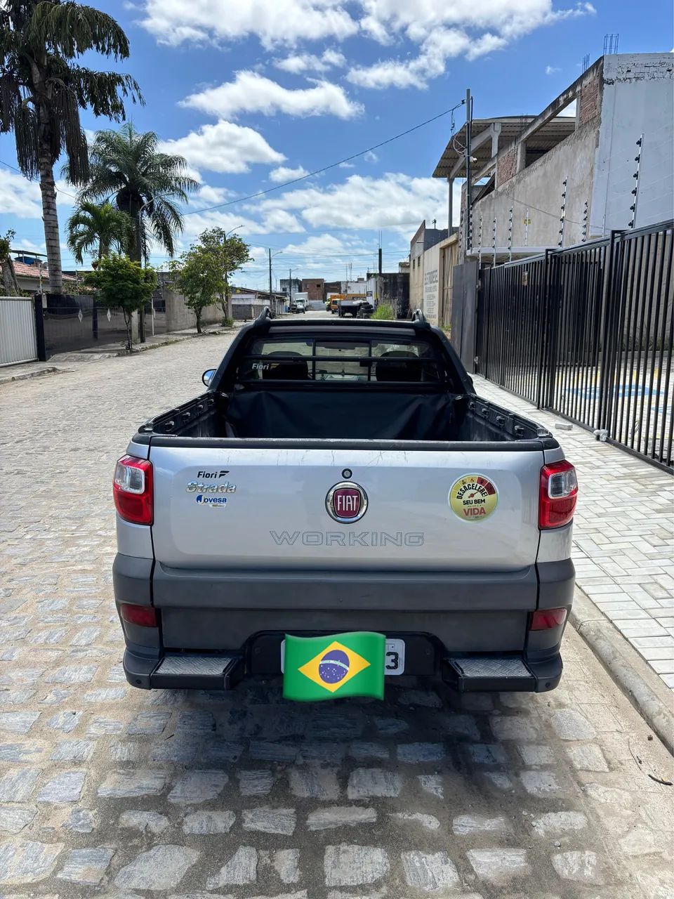 Fiat Strada Working Hard 1.4 Fire Flex 8V CS 2017 - Foto 5