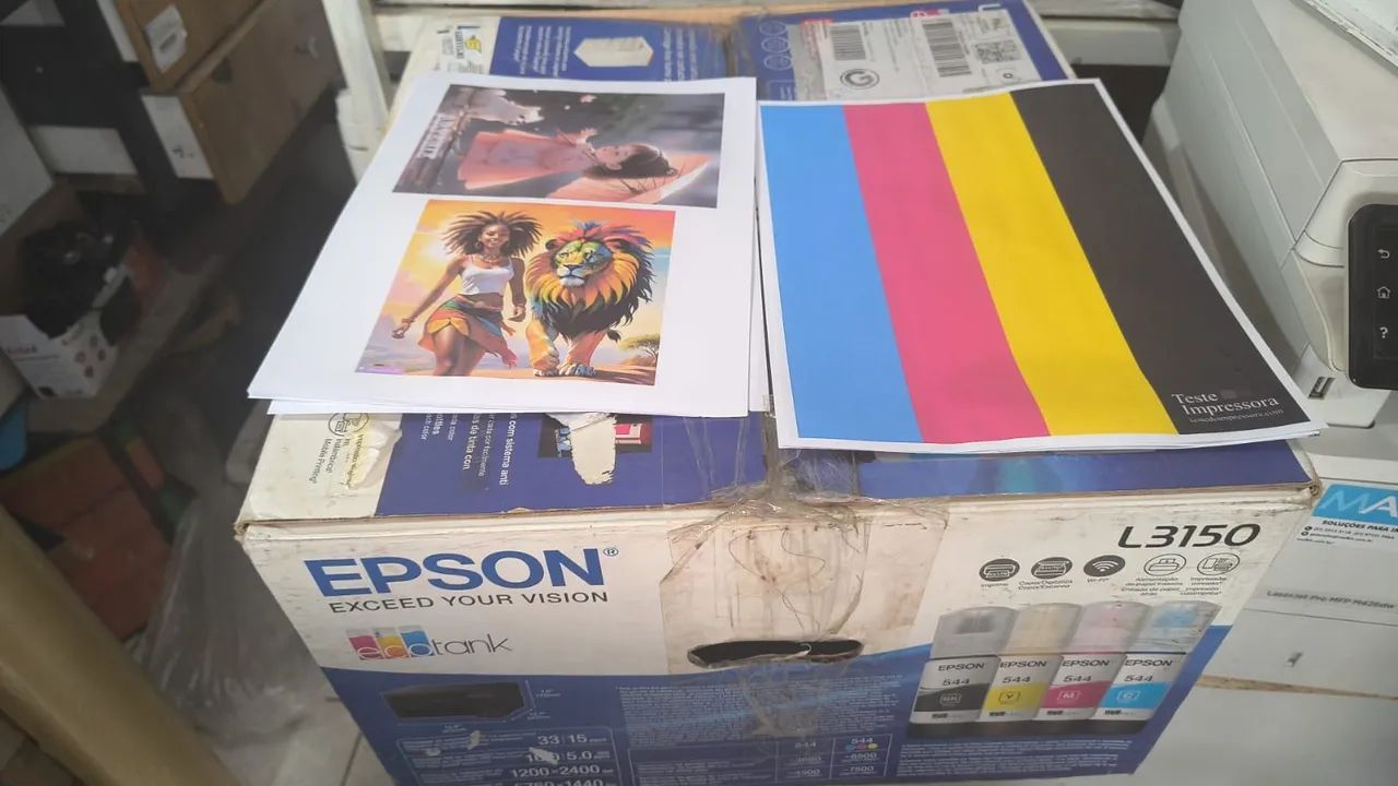 Epson L3150 na caixa  - Foto 6