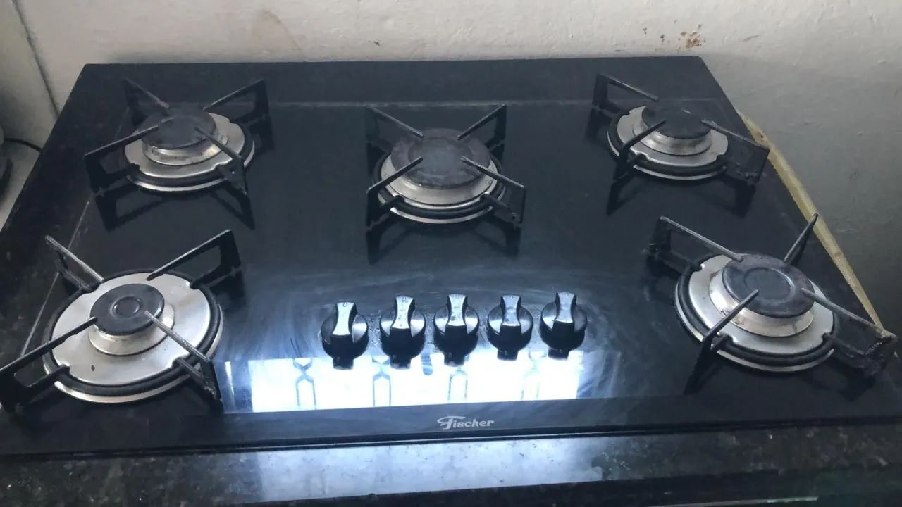 Fogão Cooktop 5 bocas 