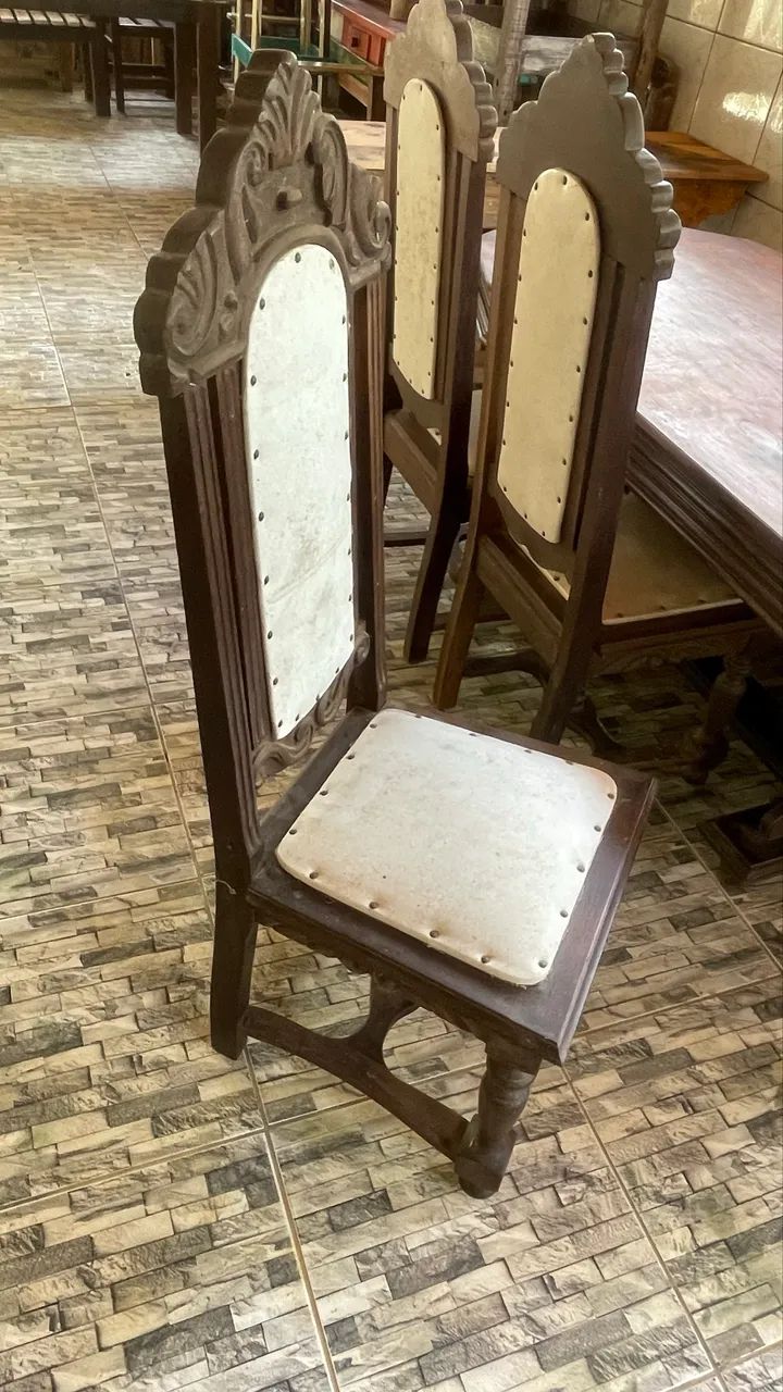 Mesa com 4 cadeiras colonial - Foto 3