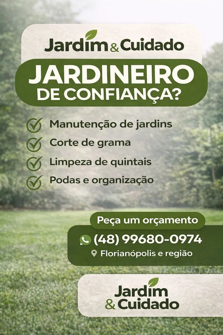 JARDINEIRO E CONFIANÇA 