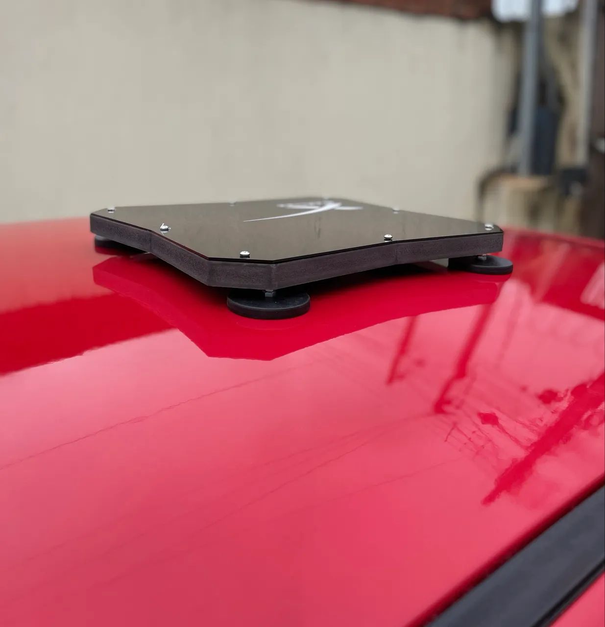 Suporte case de teto para Starlink Mini veicular com ímã 66mm - Foto 4