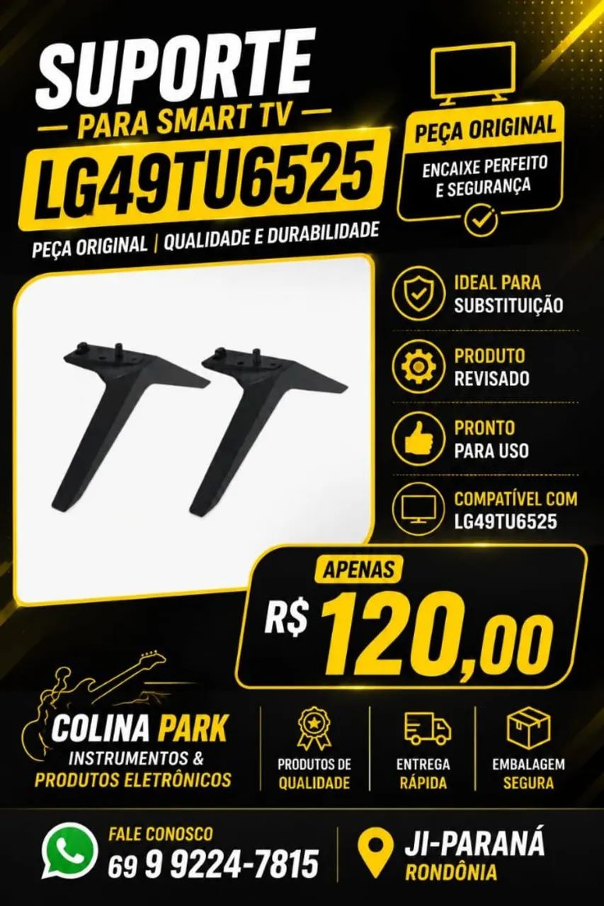Suporte pés Smart Tv 