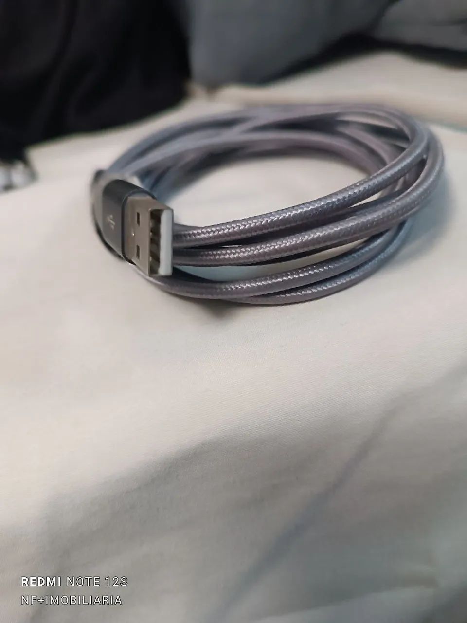 Cabo i2GO iPhone Lightning Premium Nylon Trançado - Perfeito Estado - Foto 3