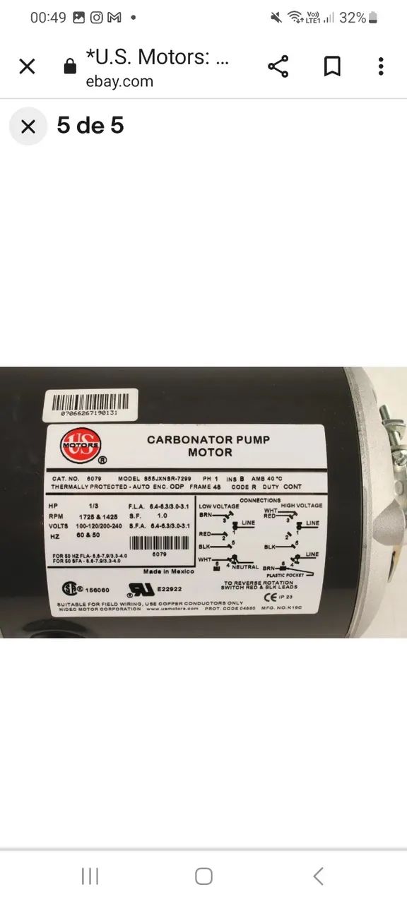 Motor Carbonatador Pump - Foto 2