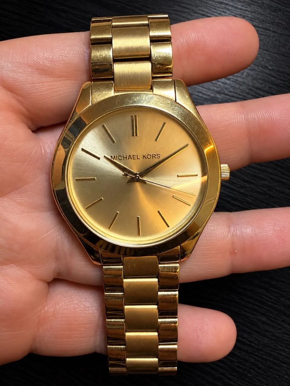 RELÓGIO MICHAEL KORS MK3179 DOURADO ? R$ 800  - Foto 2