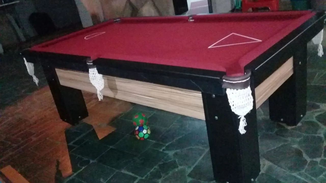 Mesa jogos bilhar pebolim totó sinuca máquina música fliperama karaokê tamancobol pingpong - Foto 3