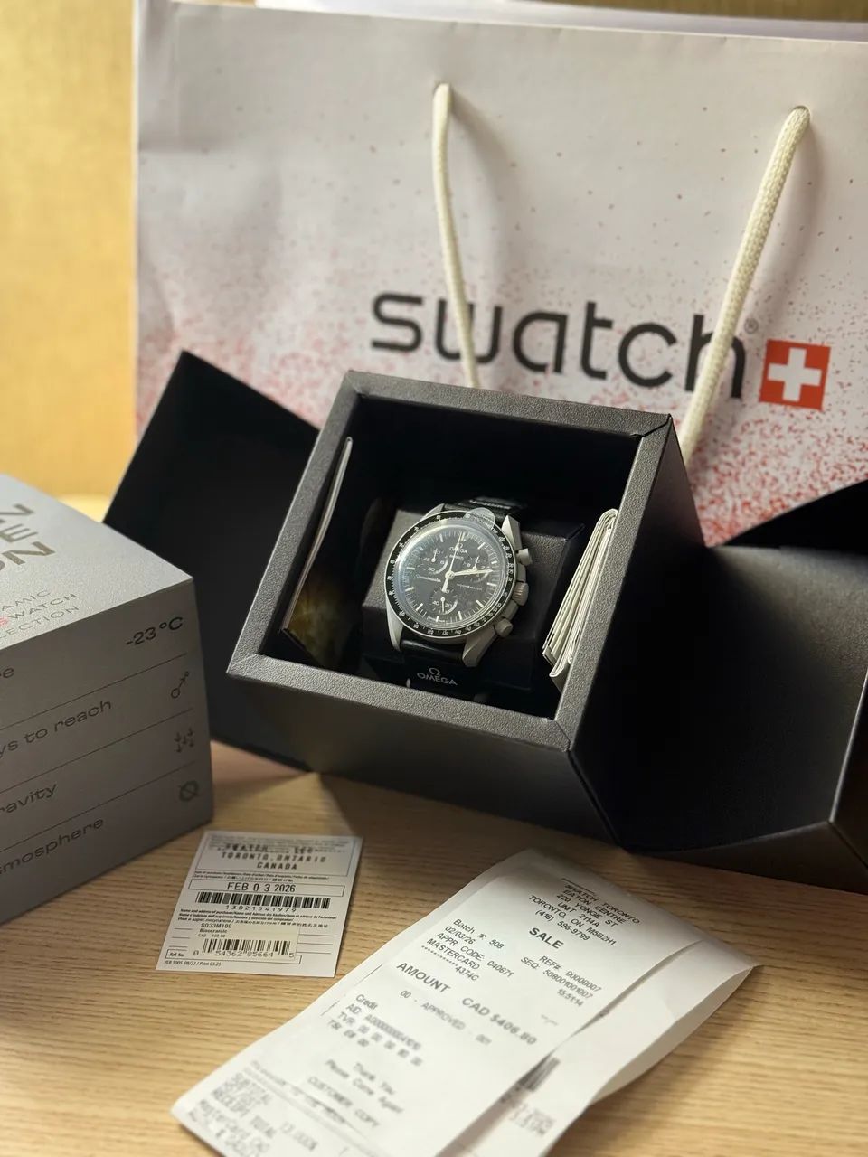 Omega MoonSwatch Lacrado