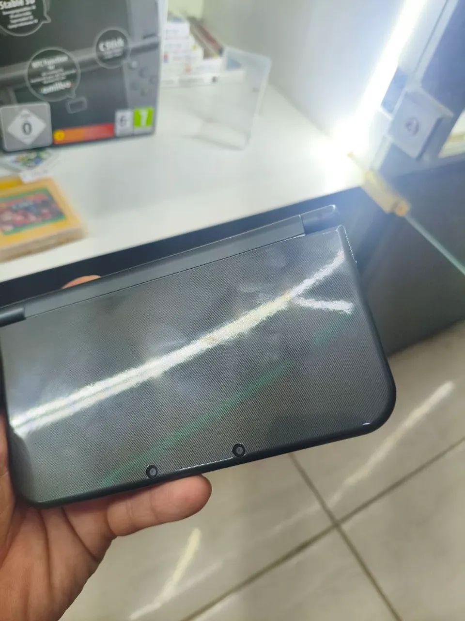NINTENDO 3DS XL PRETO COM CAIXA - DESBLOQUEADO - Foto 2