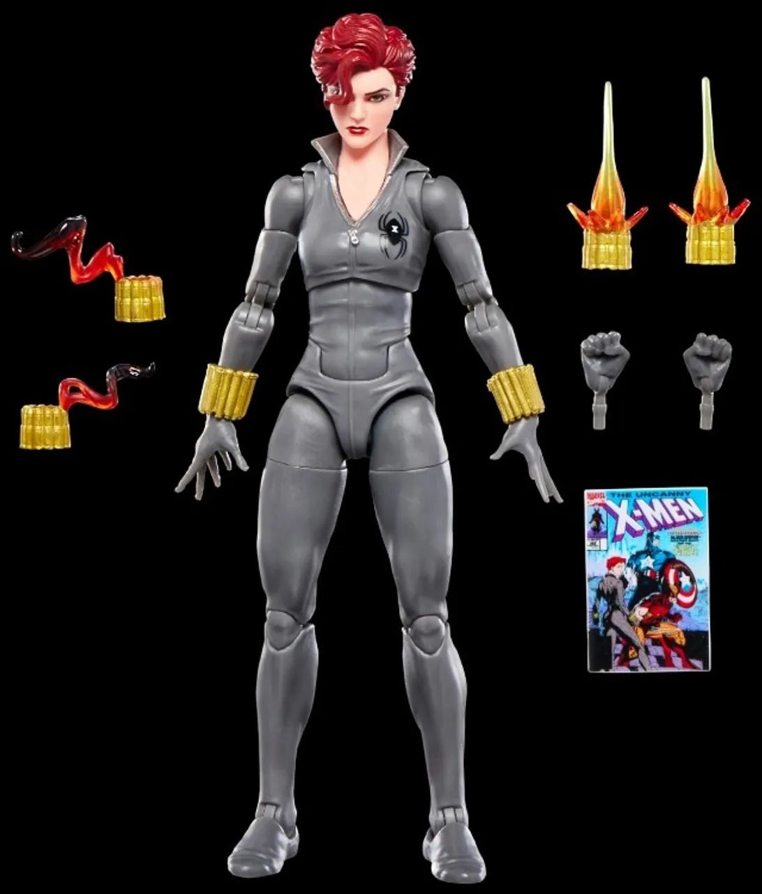 Black Widow Viúva Negra Mini Comic Marvel Legends - Lacrado