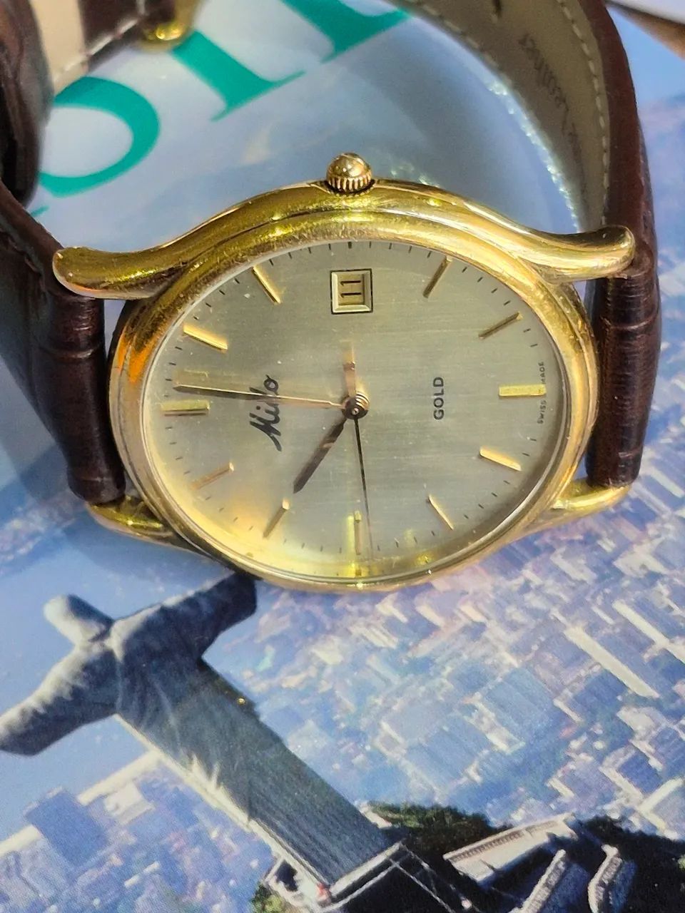 Relogio MIDO Gold Ouro 18k. (~8GRS DE OURO) - Foto 4