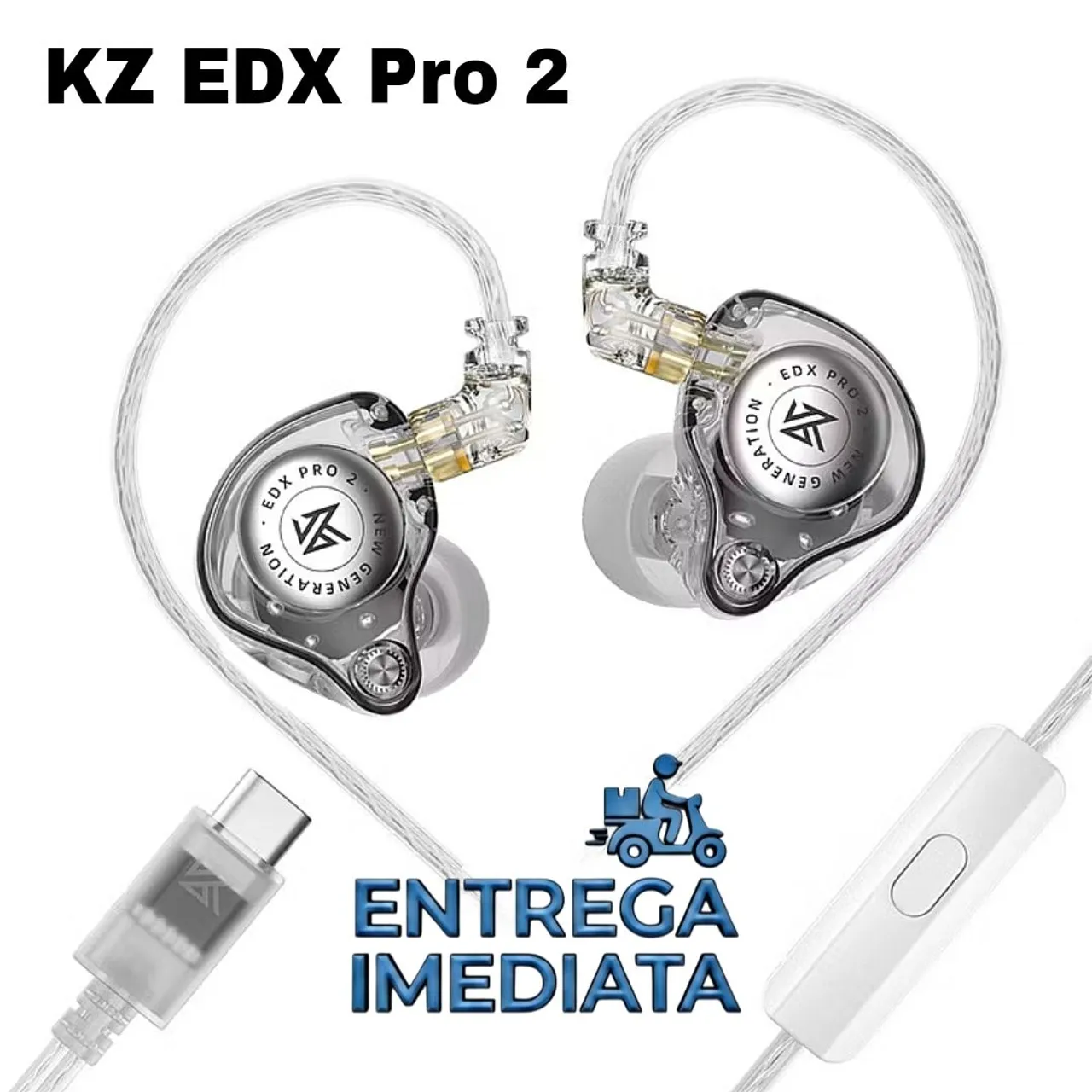 Fone KZ ZSN PRO Original Profissional Sem microfone - Novo Caixa