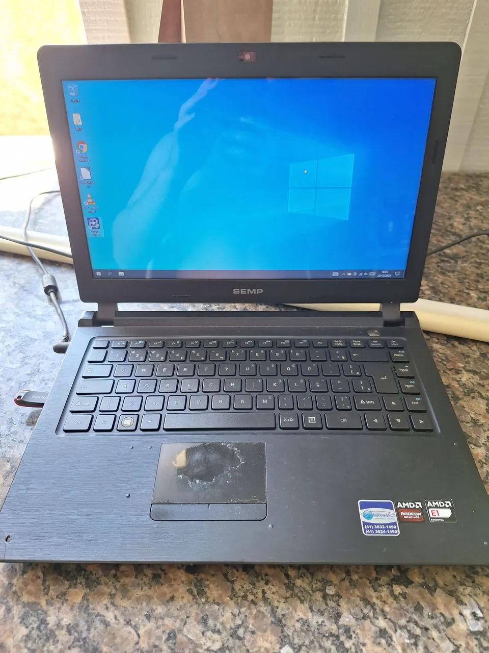 Notebook Semp Toshiba AMD - Foto 2