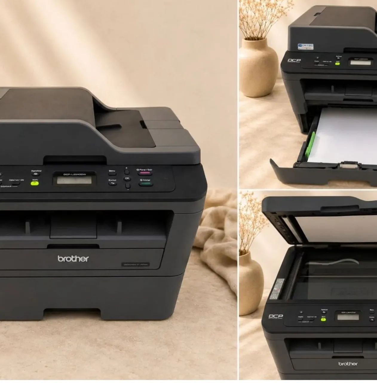 Impressora, copiadora e digitalizadora - Brother DCP- L25400W
