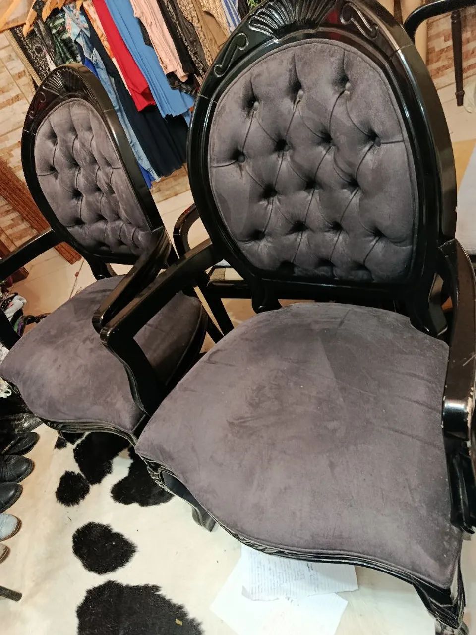 Cadeiras ou poltronas estilo medalhão Luiz XV  - Foto 2