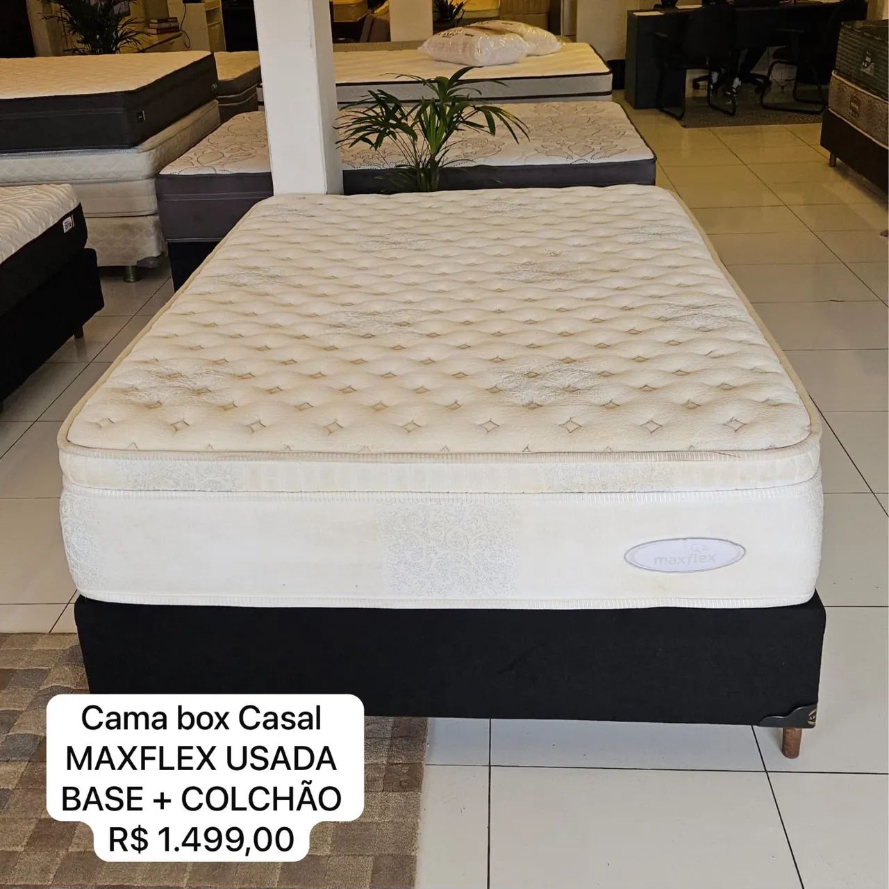 Cama Box Casal MAXFLEX USADA - ENTREGO 