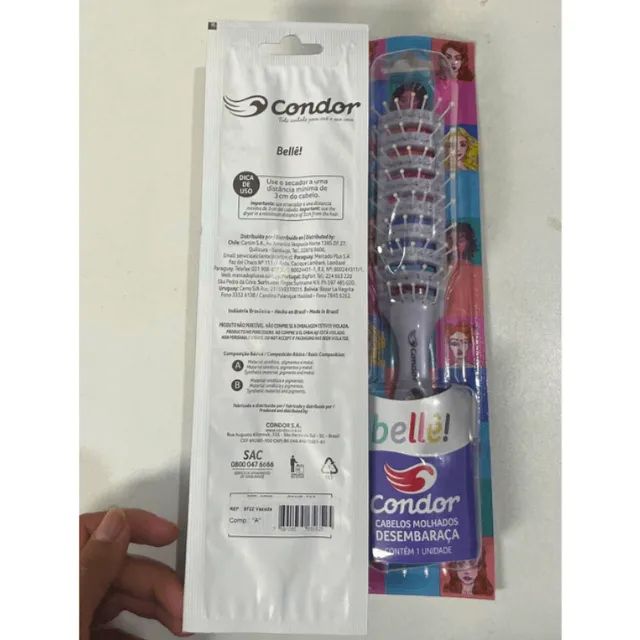 Kit com 2 Escovas Condor Bellê - Novas e Lacradas - Foto 3