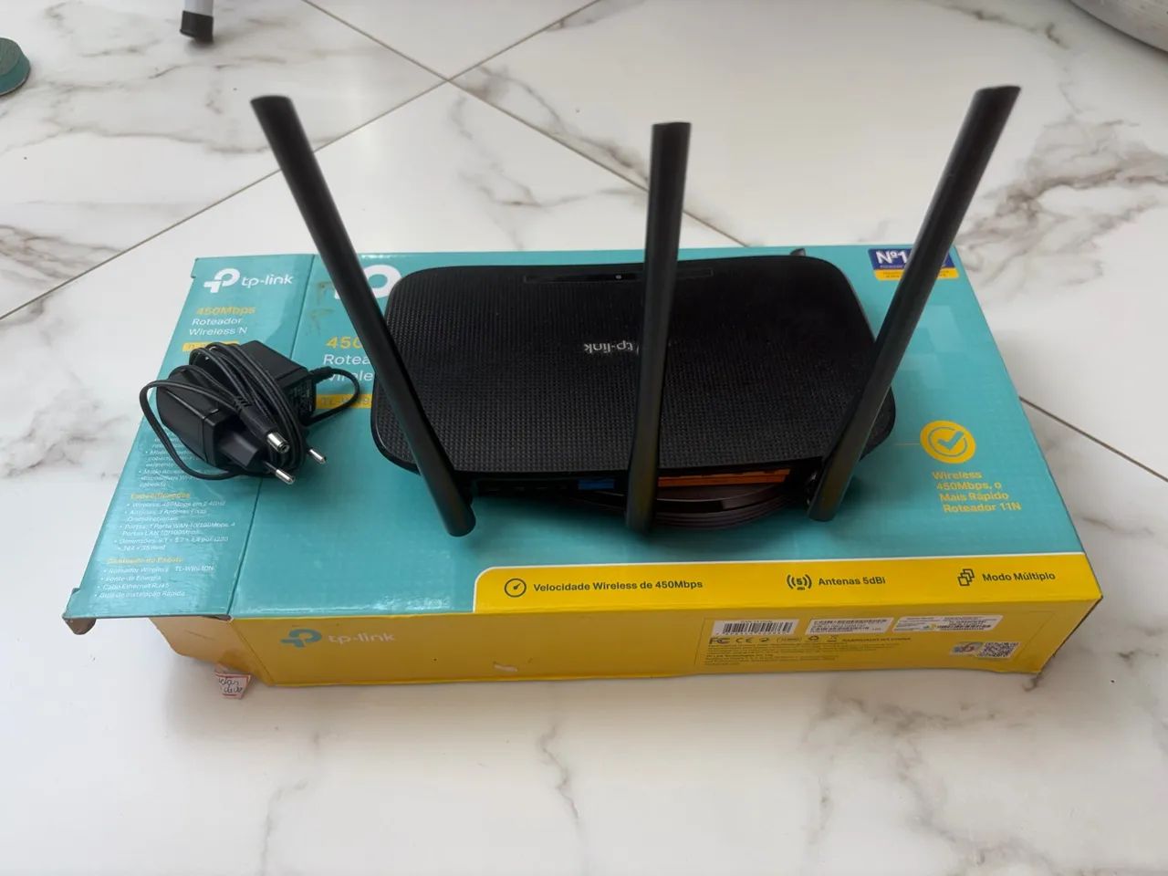 Roteador wireless TP - Link 450 Mbps - Foto 4