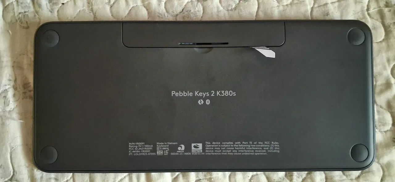 Logitech Pebble Keys 2 K380s Graphite Keyboard494563036434288642