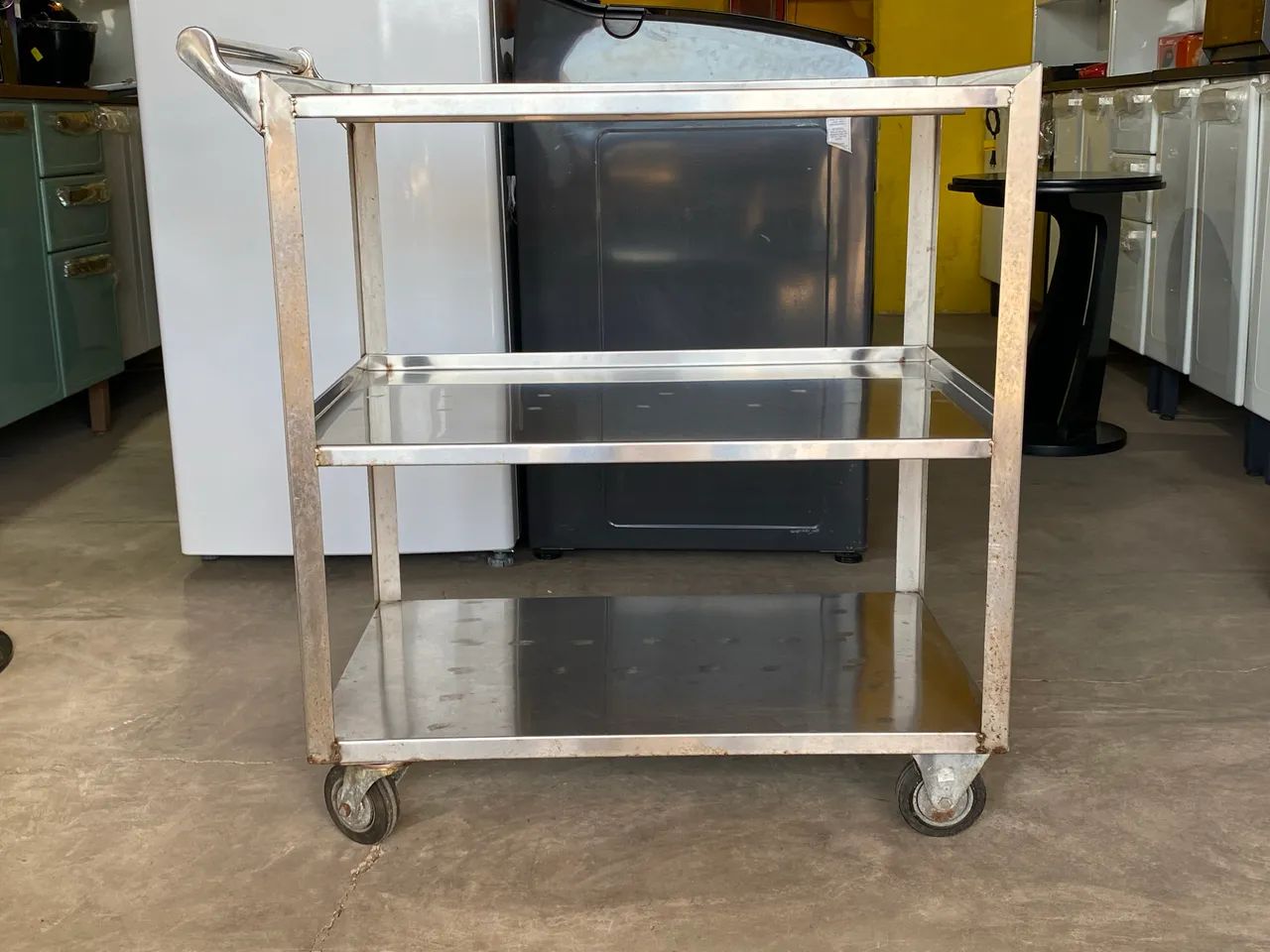 Carrinho Auxiliar Aço Inox  - Foto 2