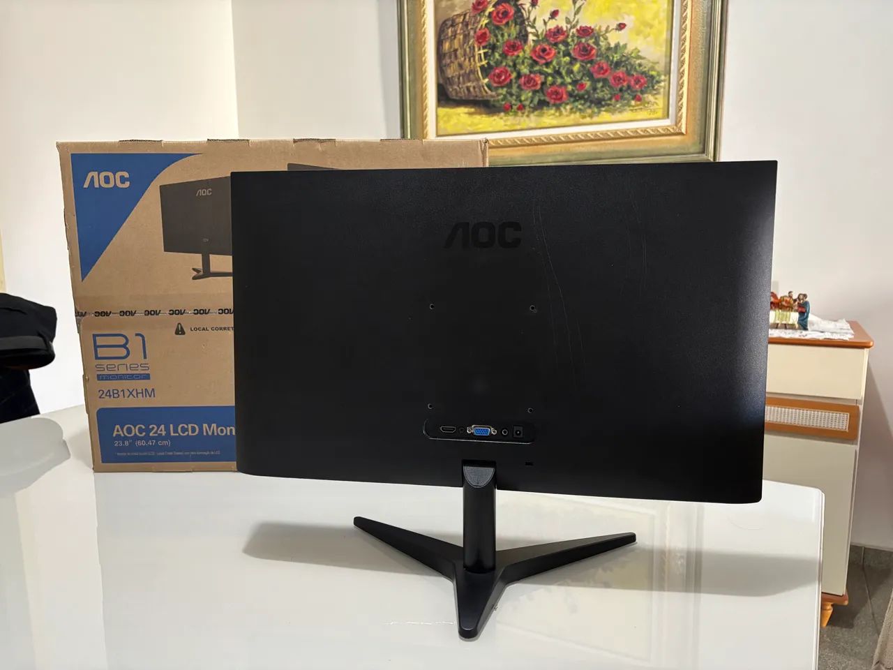 Monitor AOC 23.8? Full HD (Modelo 24B1XHM) - Com Caixa Original - Foto 5