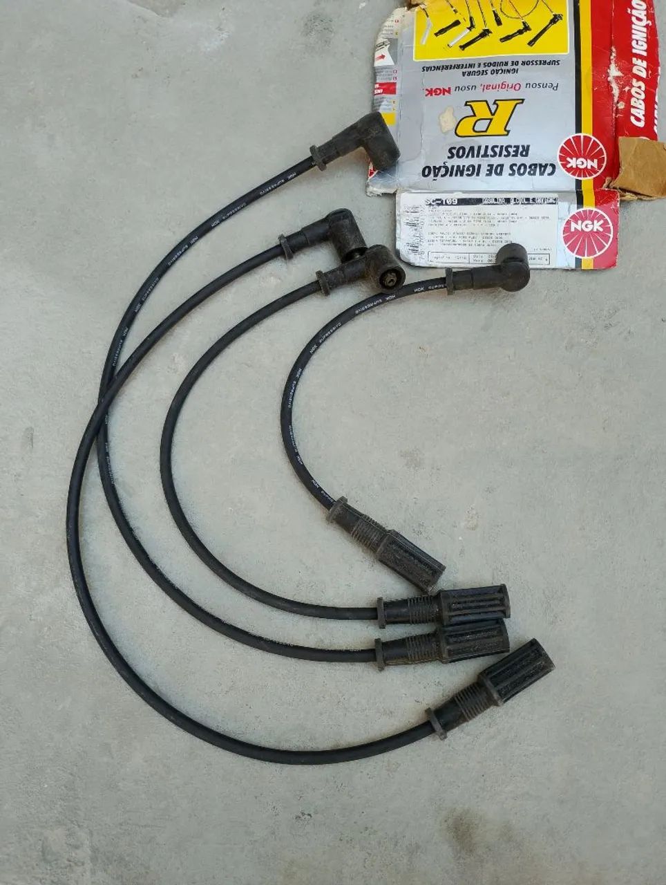Kit cabos ignição NGK carro 